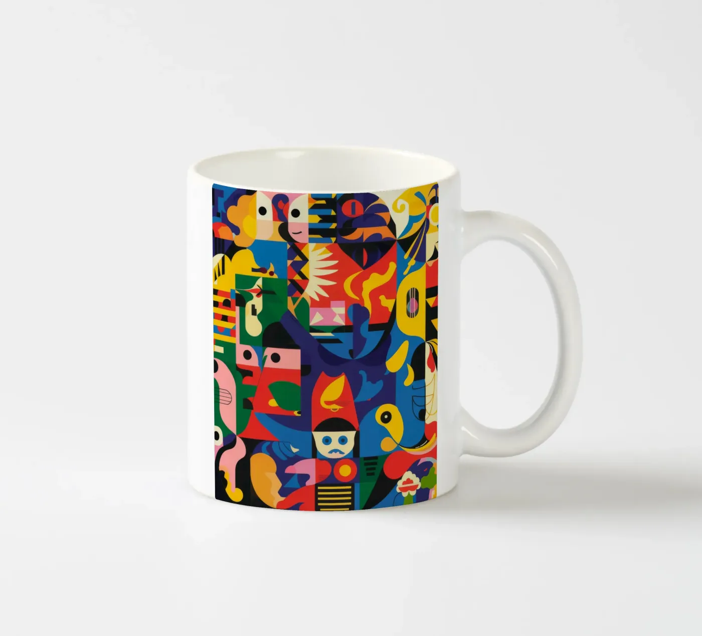 Vivid Patterns ceramic mug by Monarco Virtuoso