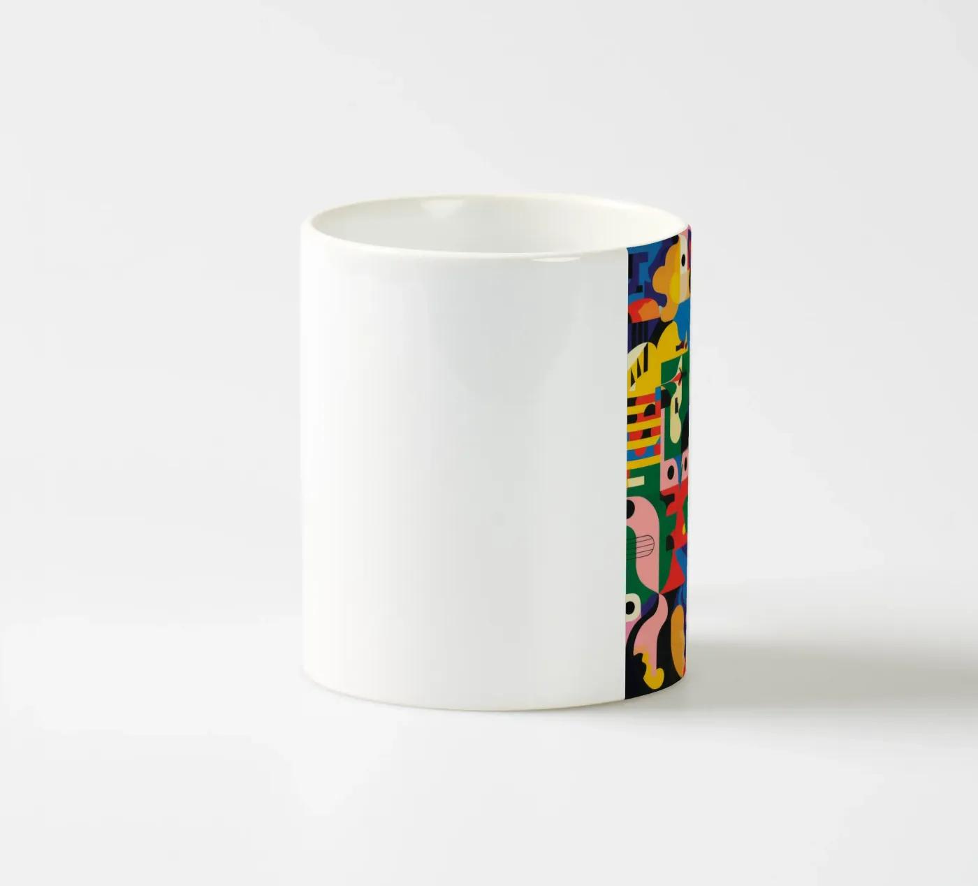 Vivid Patterns ceramic mug by Monarco Virtuoso