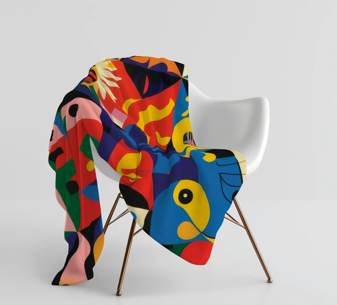 Vivid Patterns fleece blanket by Monarco Virtuoso