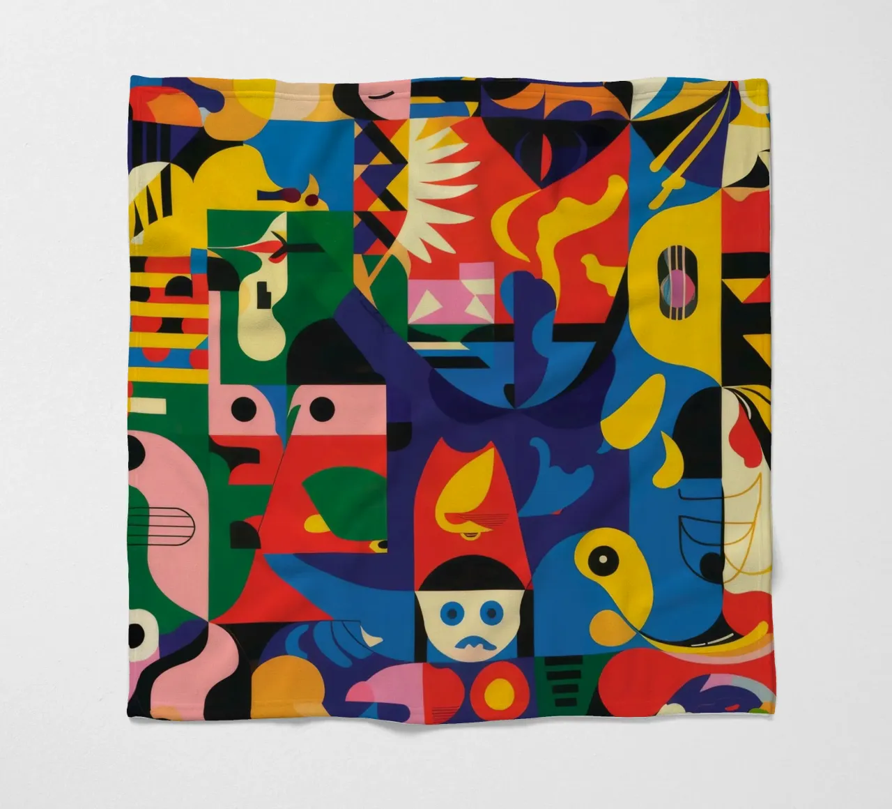 Vivid Patterns fleece blanket by Monarco Virtuoso