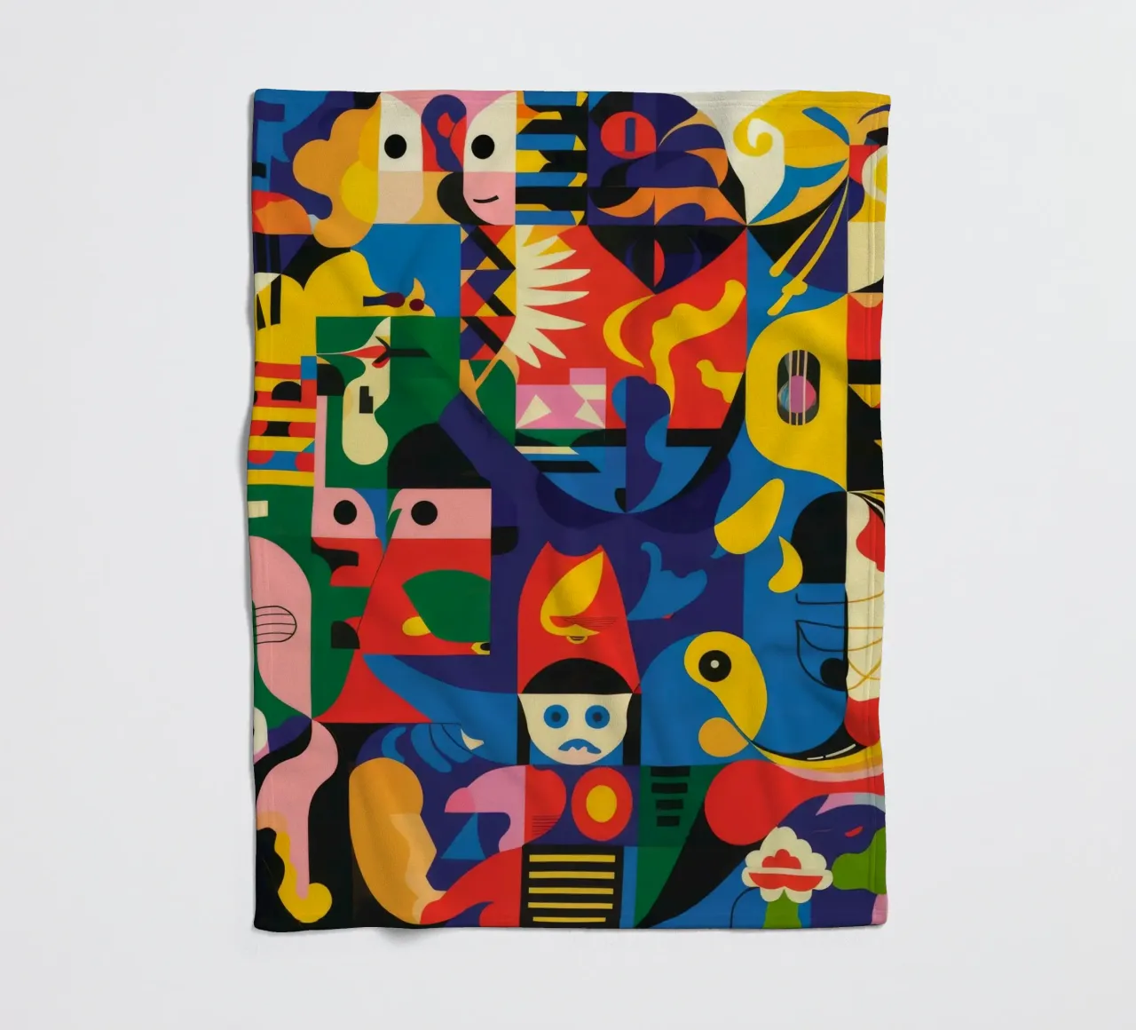 Vivid Patterns fleece blanket by Monarco Virtuoso