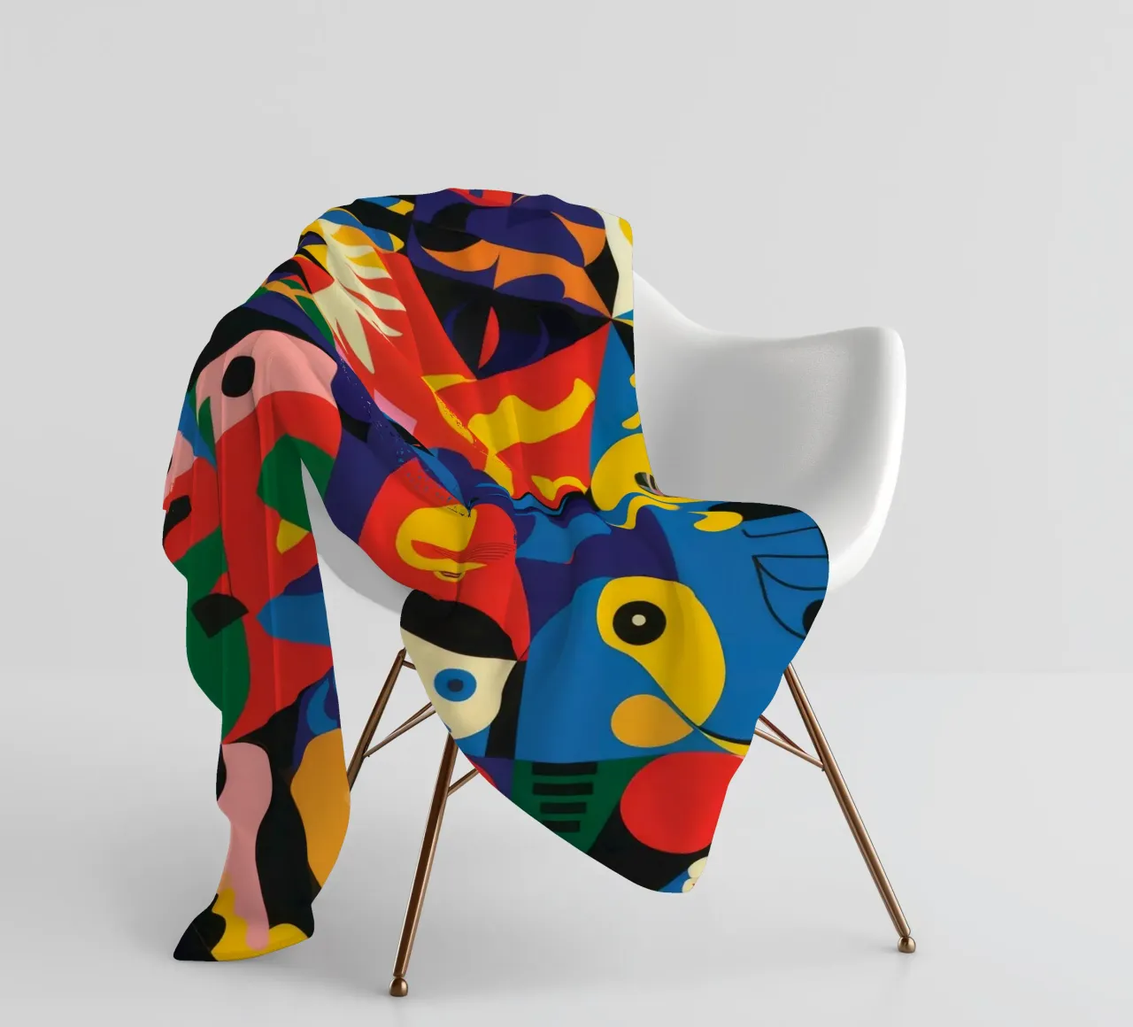 Vivid Patterns fleece blanket by Monarco Virtuoso