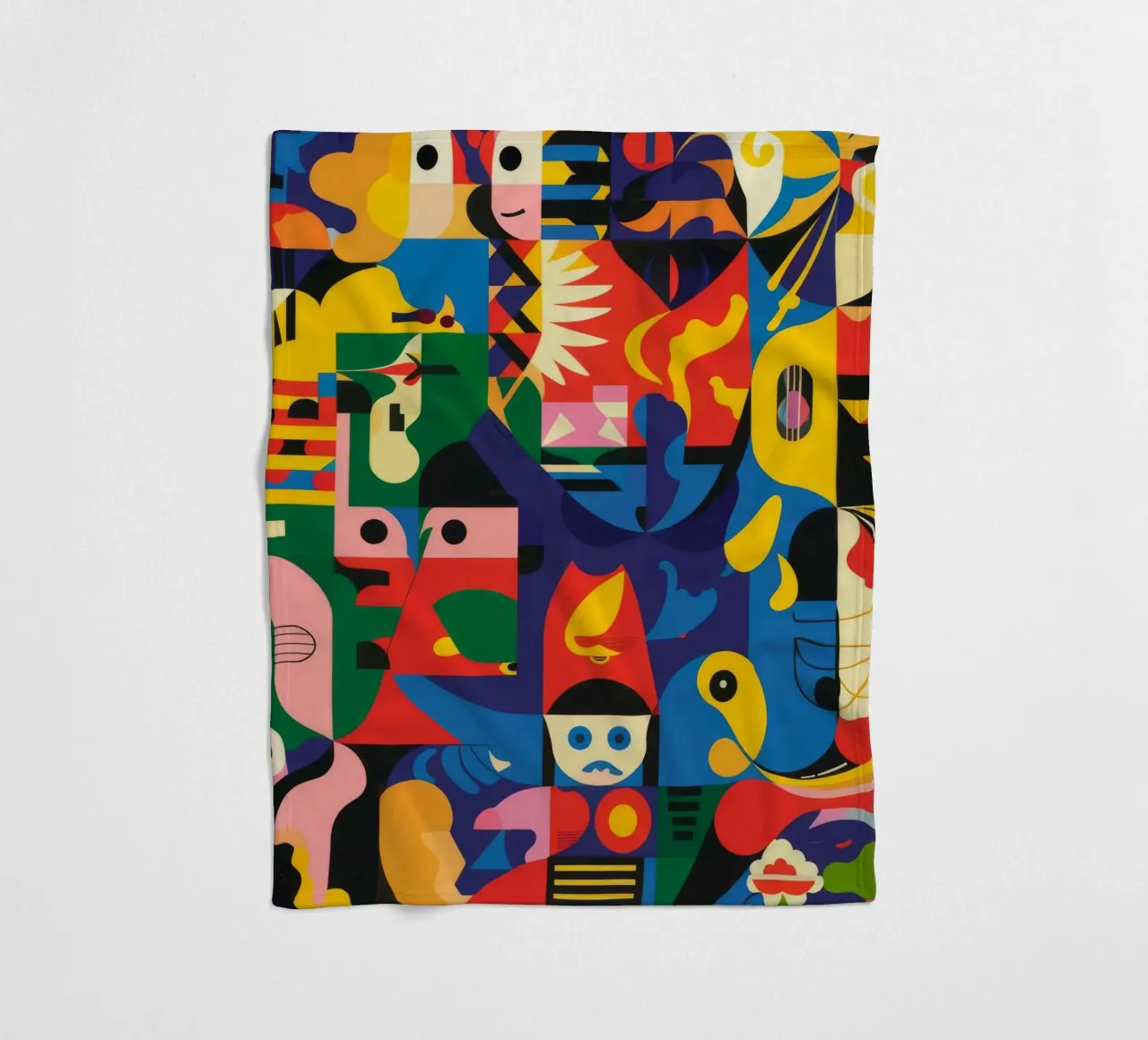 Vivid Patterns fleece blanket by Monarco Virtuoso