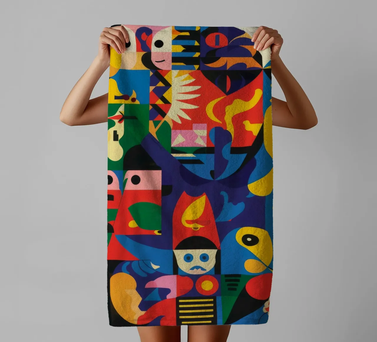 Vivid Patterns towel by Monarco Virtuoso