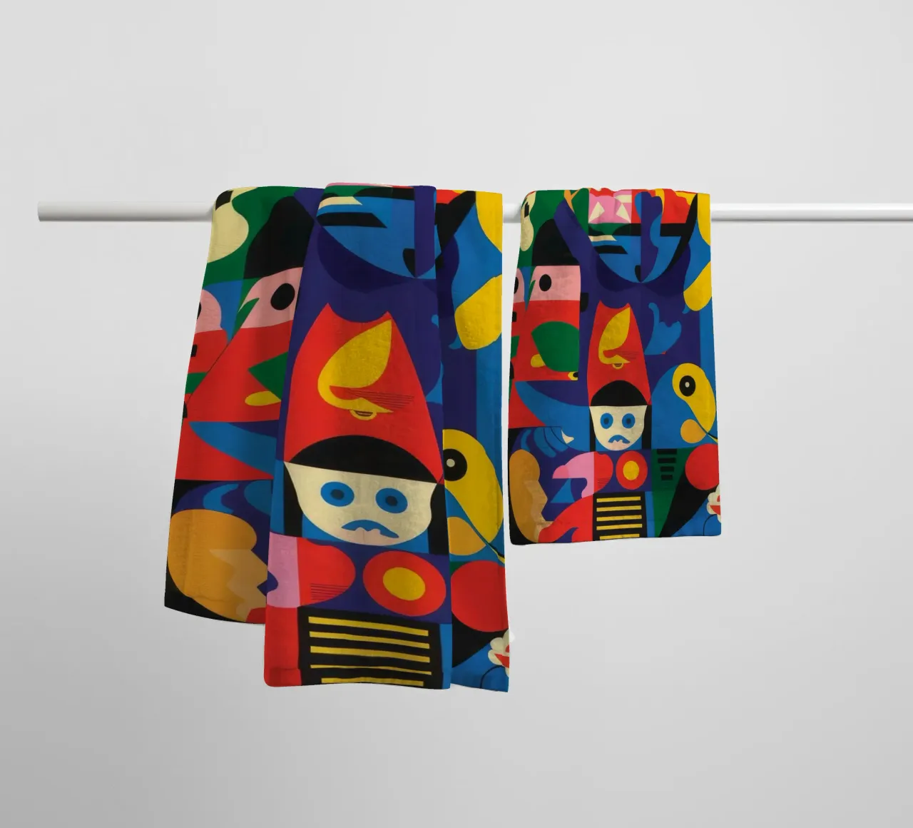 Vivid Patterns towel by Monarco Virtuoso
