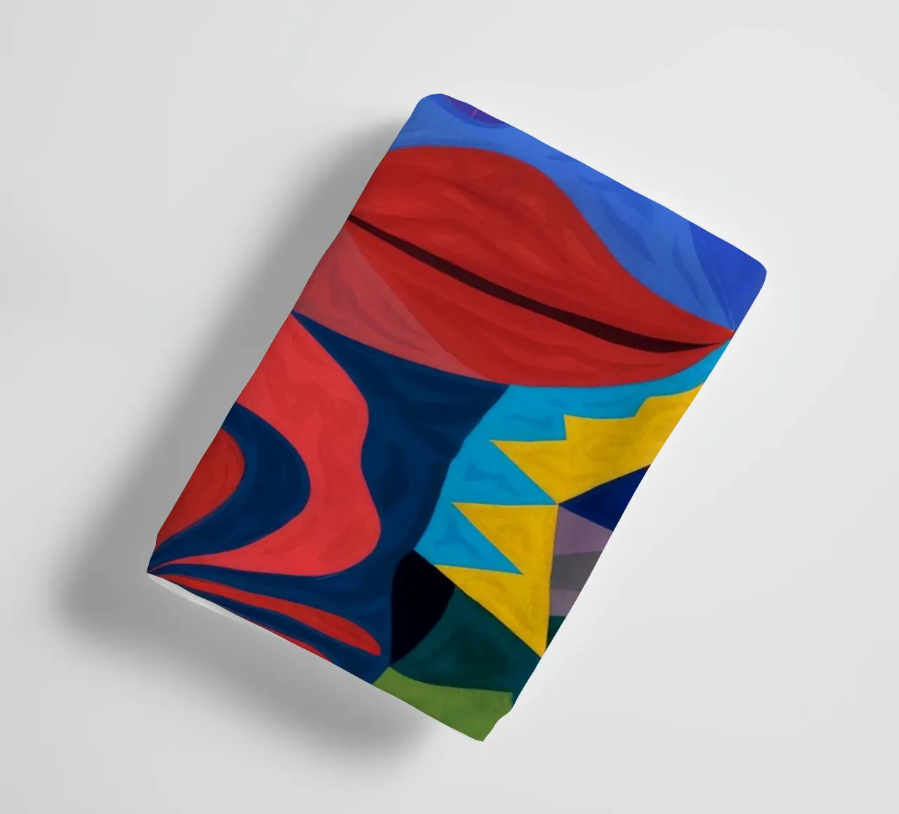 Fragmented Faces towel by Monarco Virtuoso