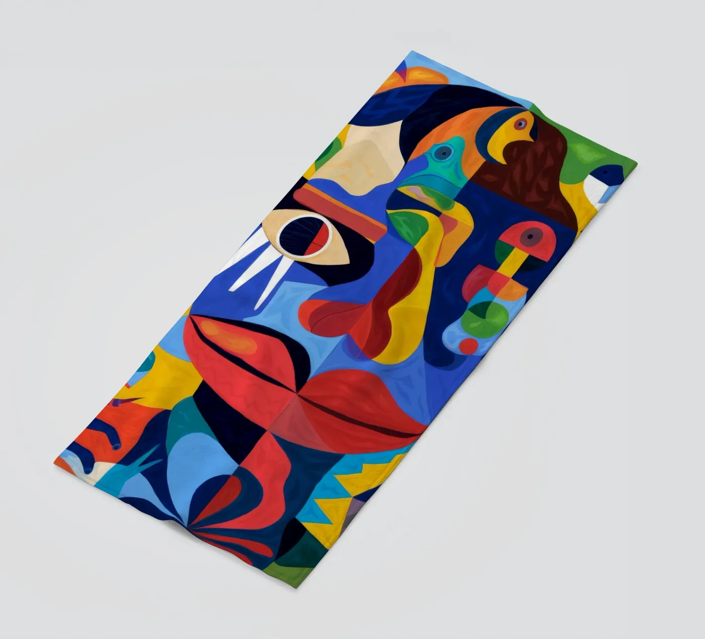 Volti frammentati telo mare da Monarco Virtuoso