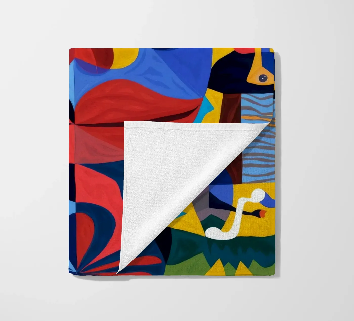 Volti frammentati telo mare da Monarco Virtuoso