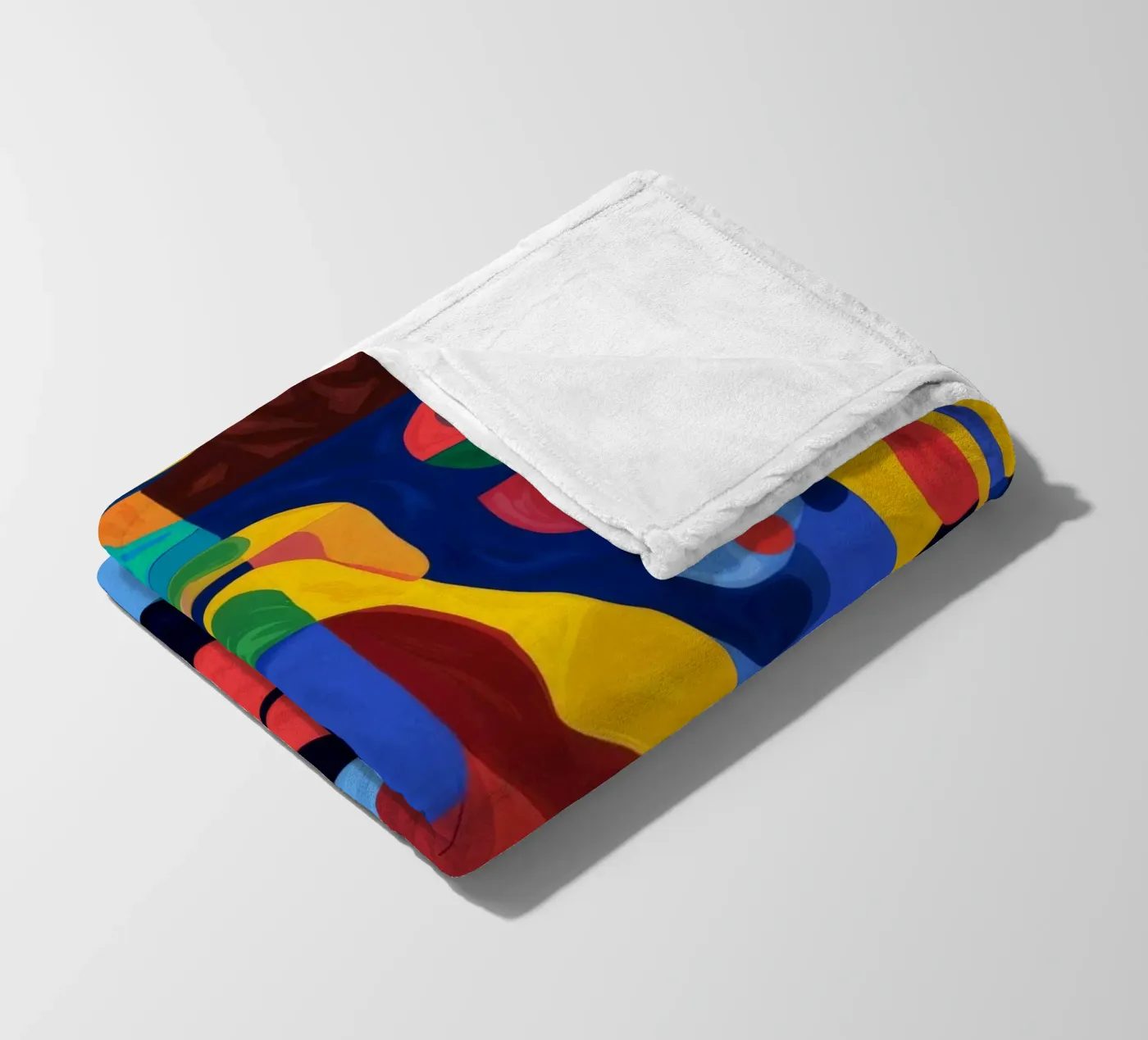 Fragmented Faces fleece blanket by Monarco Virtuoso