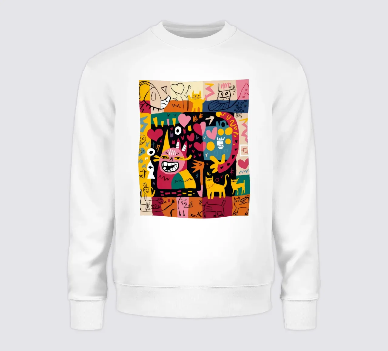 Whimsical Creatures sweatshirt by Monarco Virtuoso