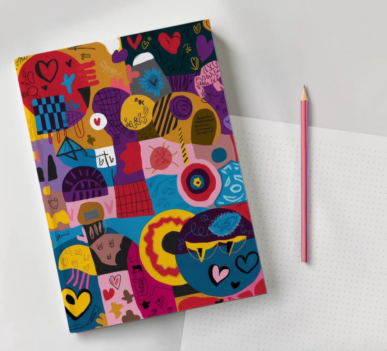 Chemin du chaos coloré carnet de notes de Monarco Virtuoso