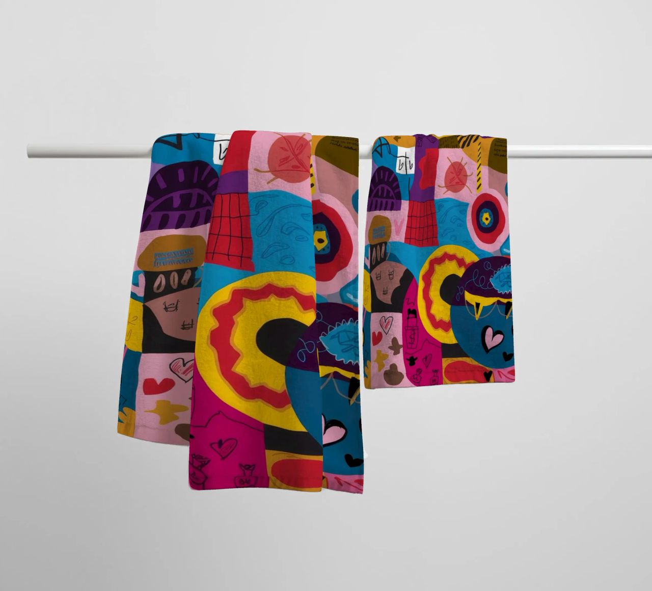 Chemin du chaos coloré serviette de bain de Monarco Virtuoso