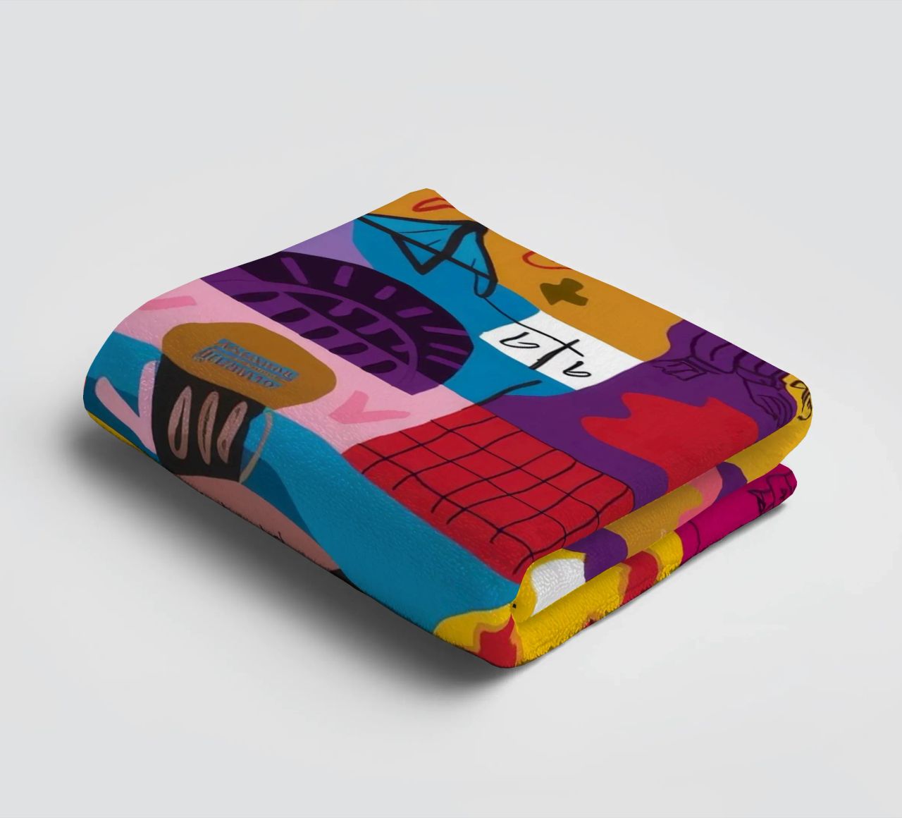 Chemin du chaos coloré serviette de bain de Monarco Virtuoso