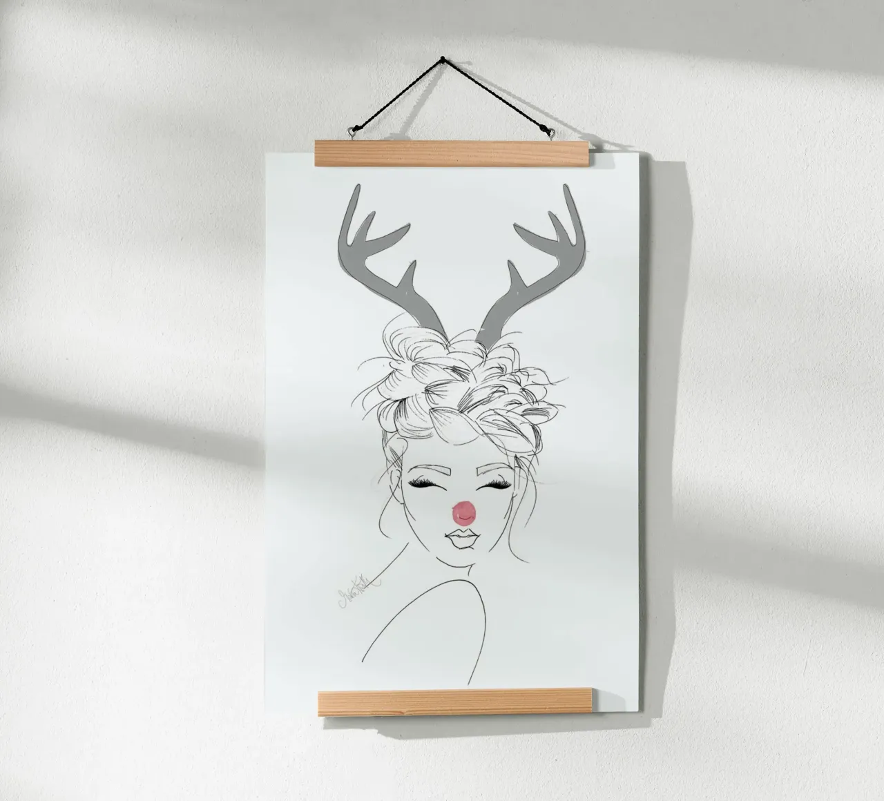 Rudi poster con telaio in alluminio da KRUTH DESIGN