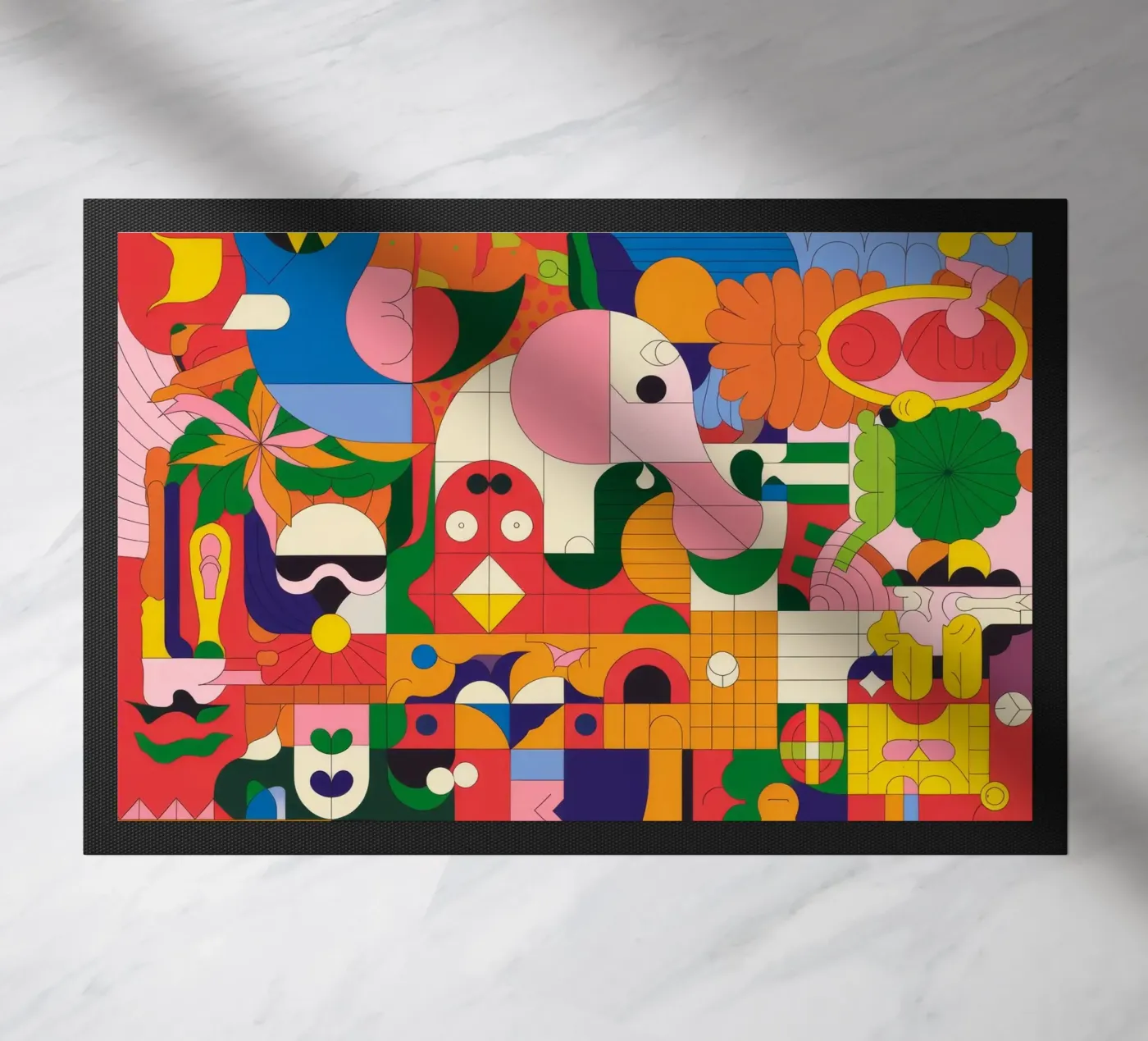 Geometric Harmony doormat by Monarco Virtuoso