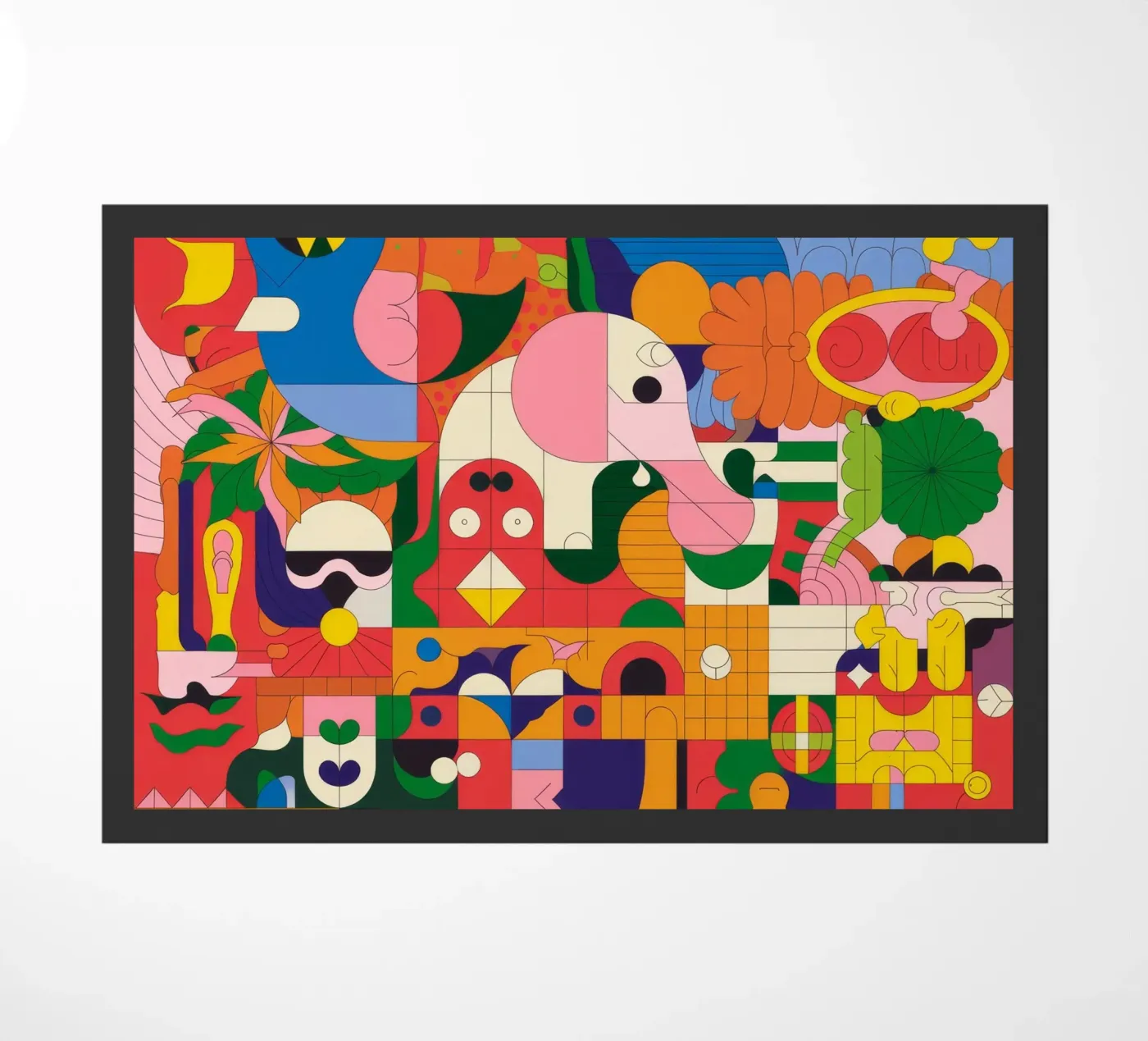 Geometric Harmony doormat by Monarco Virtuoso