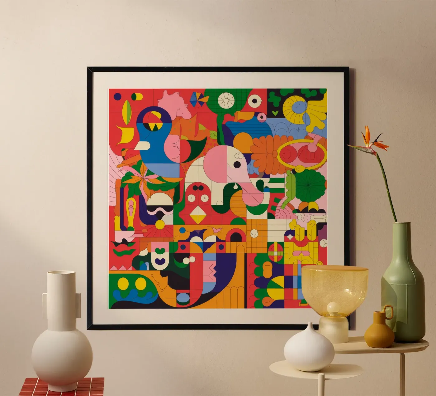 Geometric Harmony poster by Monarco Virtuoso