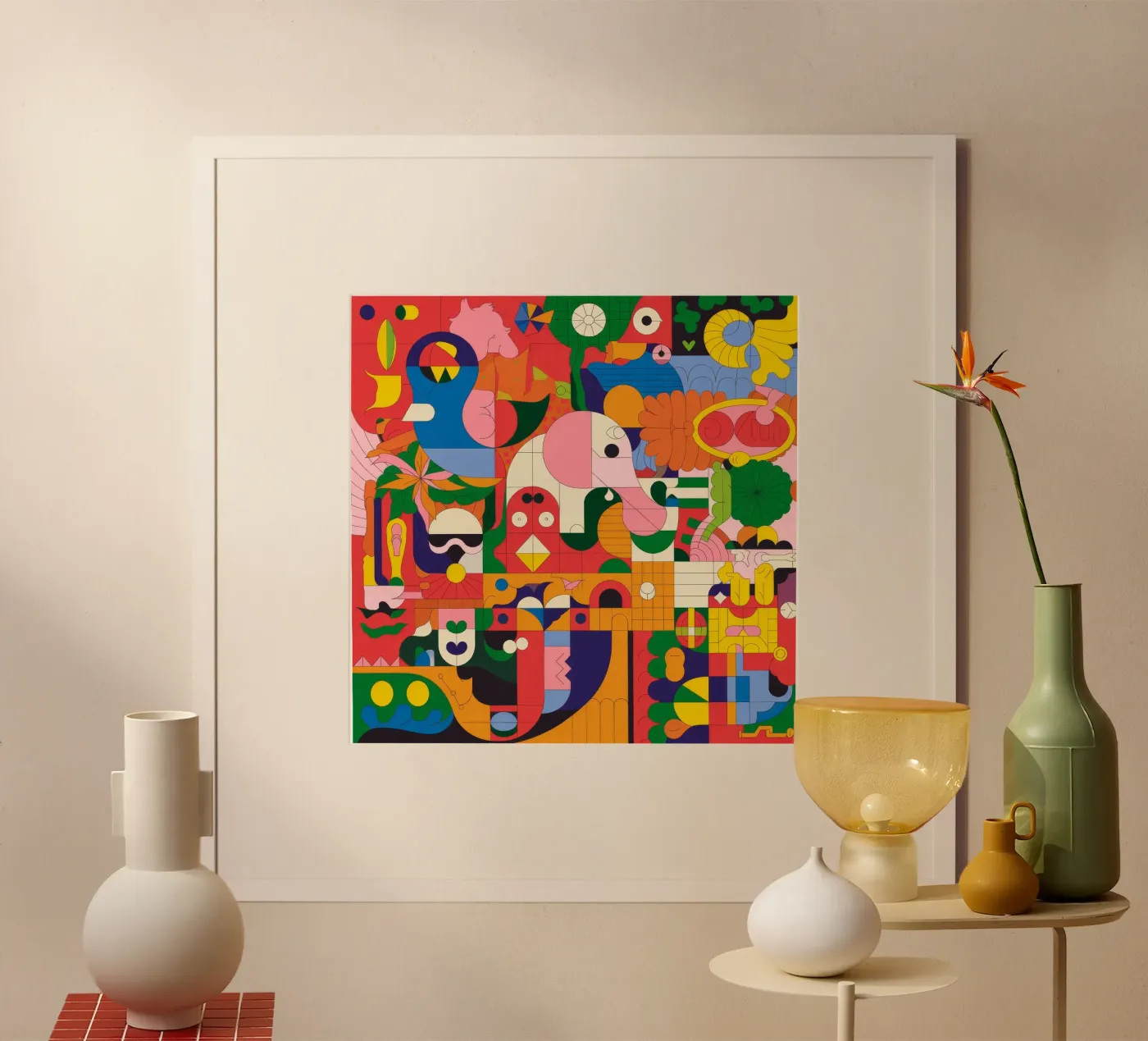 Geometric Harmony poster by Monarco Virtuoso