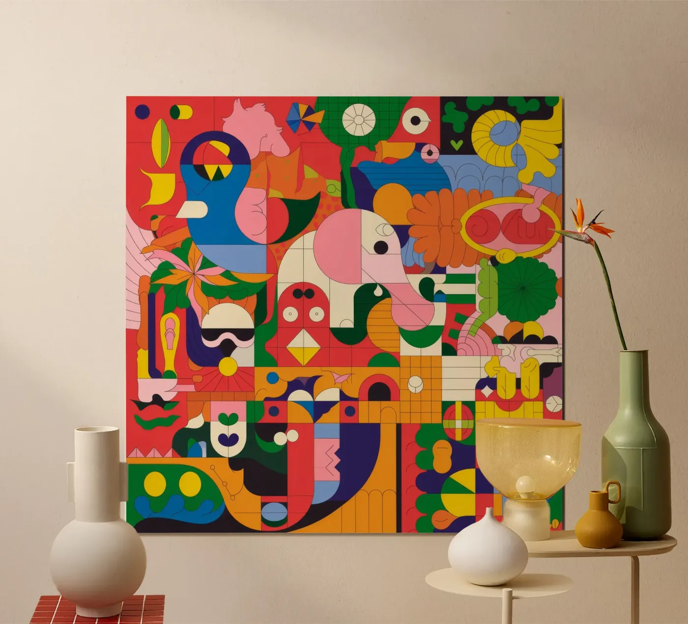 Geometric Harmony poster by Monarco Virtuoso