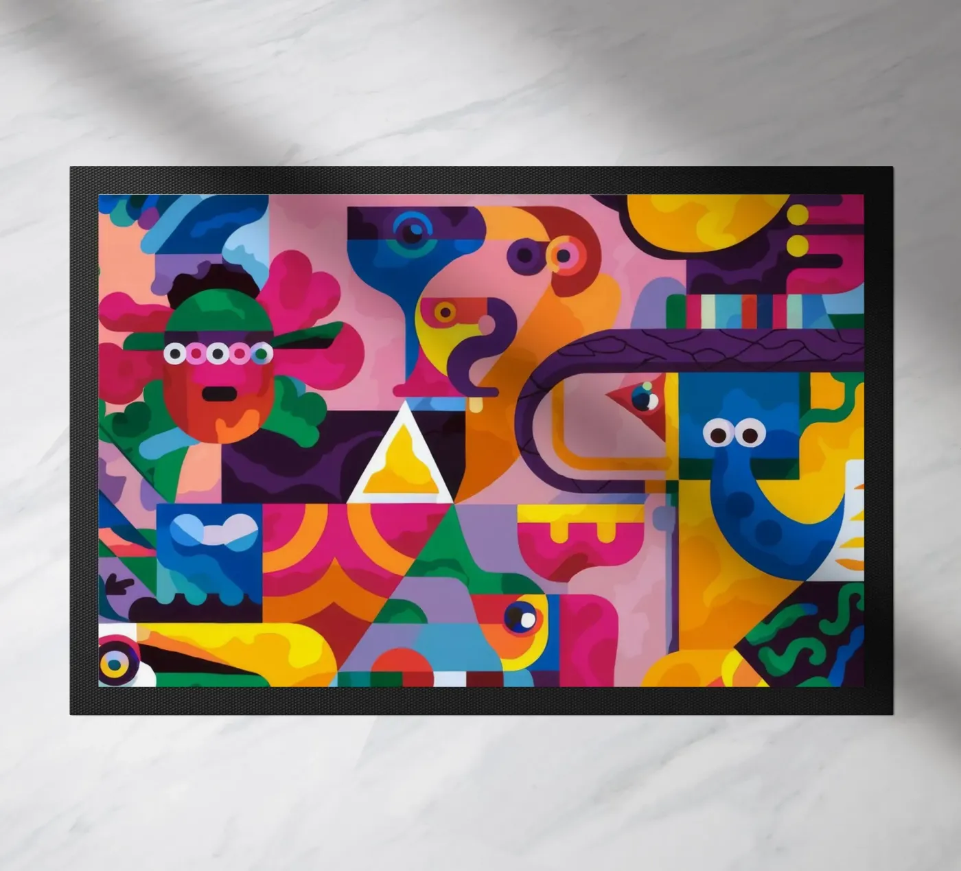 Levendige puzzel deurmat van Monarco Virtuoso