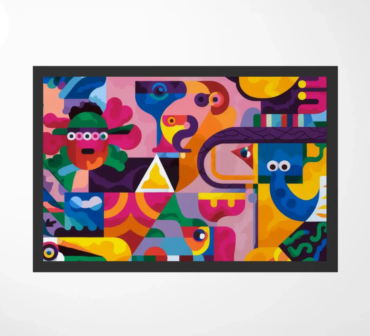 Levendige puzzel deurmat van Monarco Virtuoso