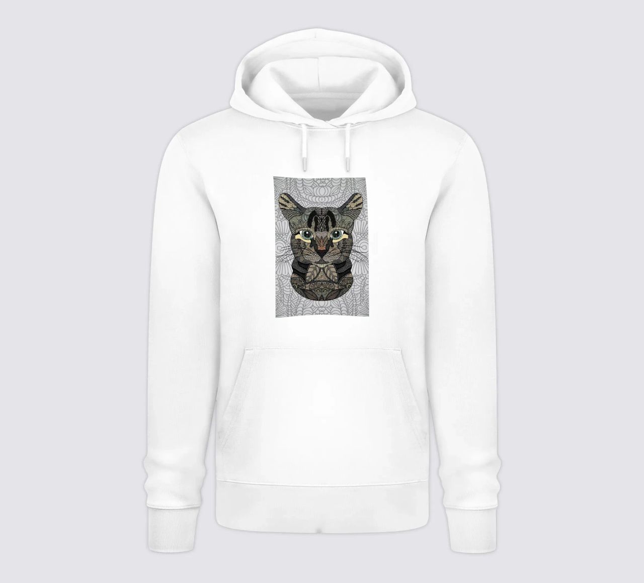 Tabby Cat felpa con cappuccio da Angelika Parker