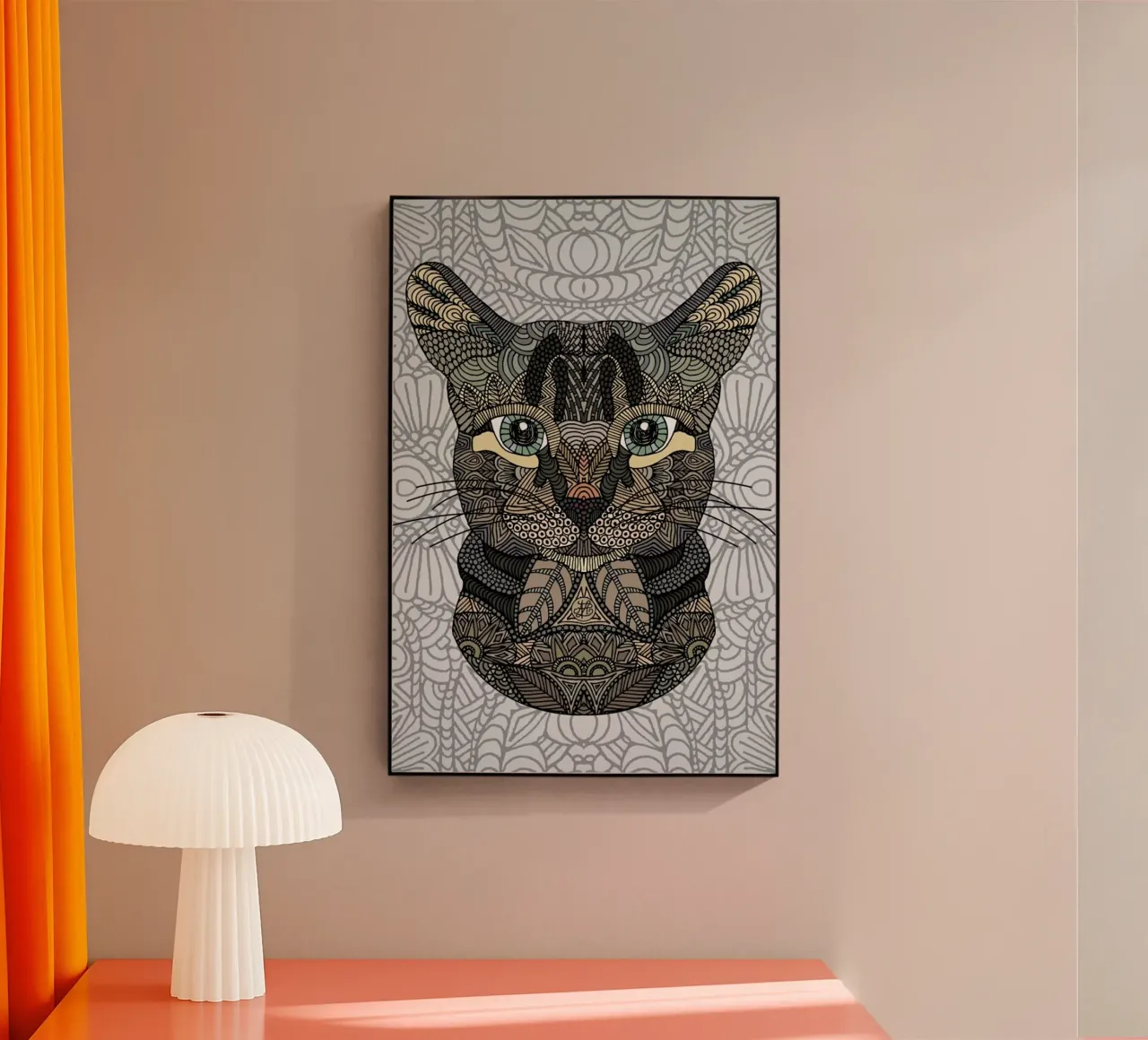 Tabby Cat plexiglass da Angelika Parker