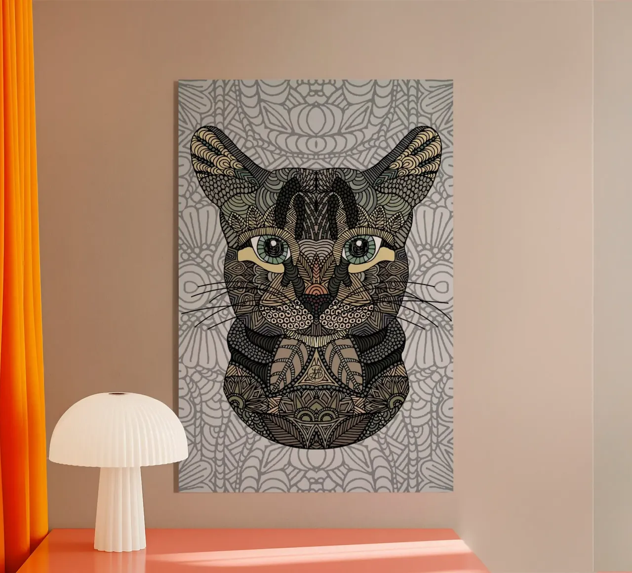 Tabby Cat plexiglass da Angelika Parker