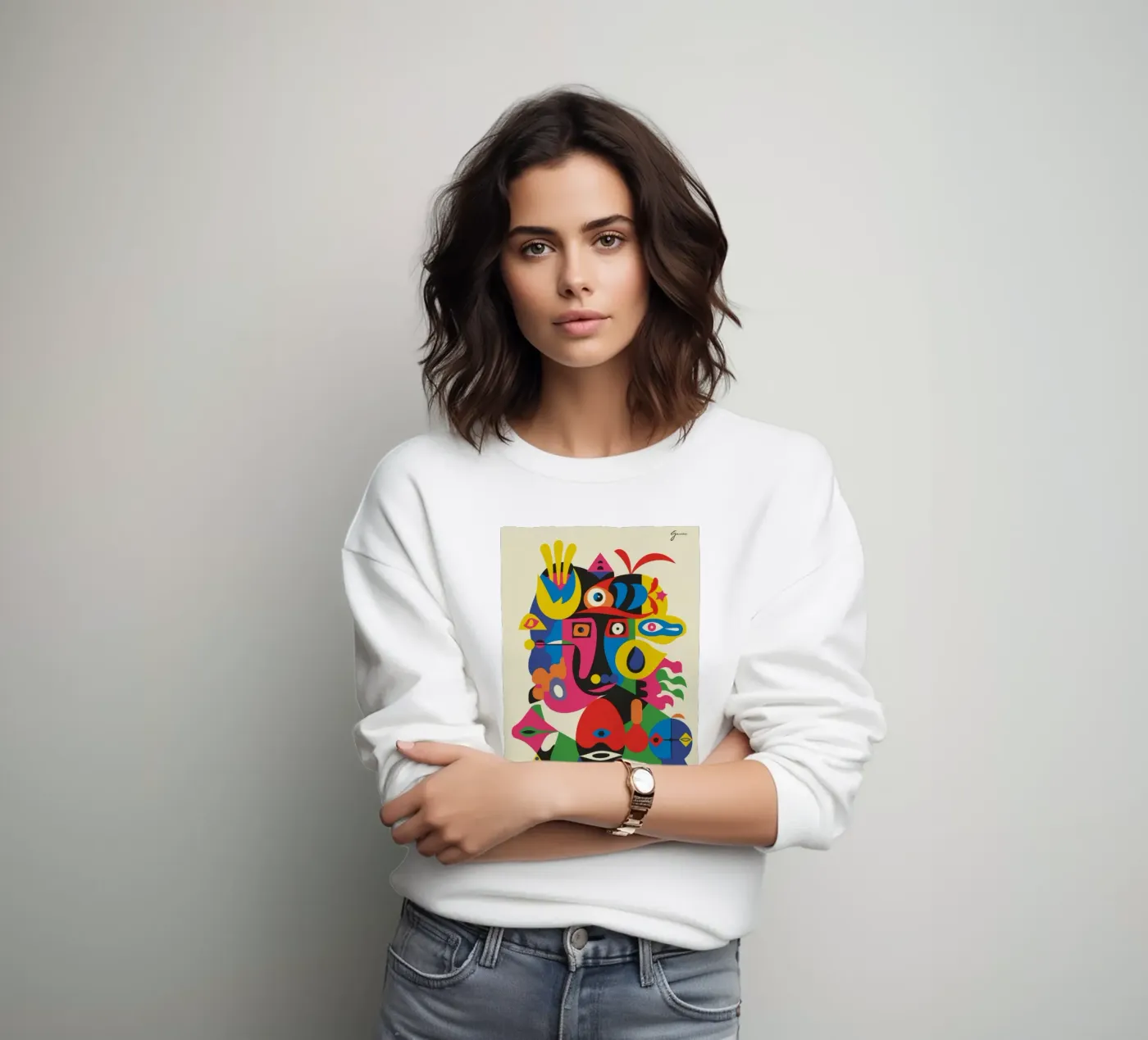 Eclectic Forms sweatshirt by Monarco Virtuoso