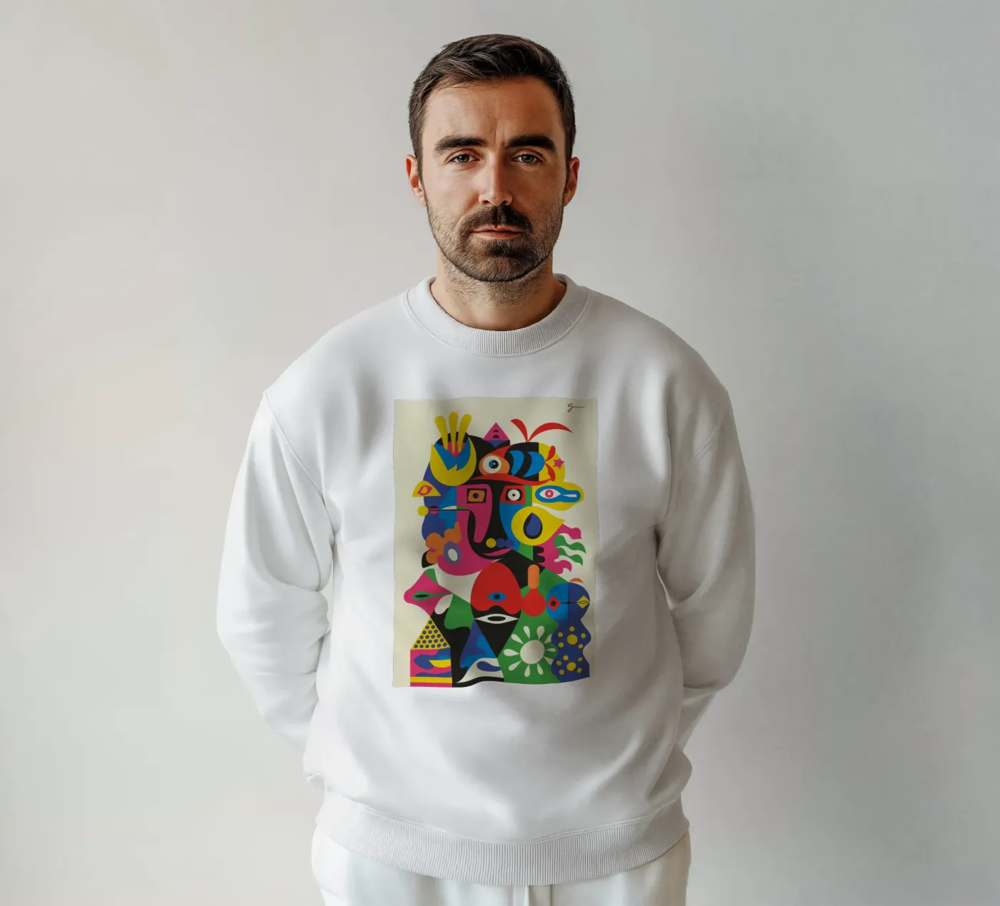 Eclectic Forms sweatshirt by Monarco Virtuoso