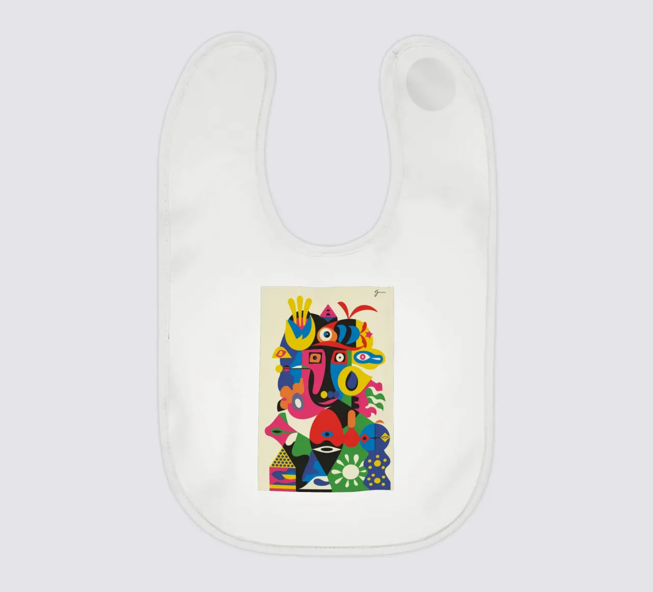 Eclectic Forms baby slabbetje van Monarco Virtuoso