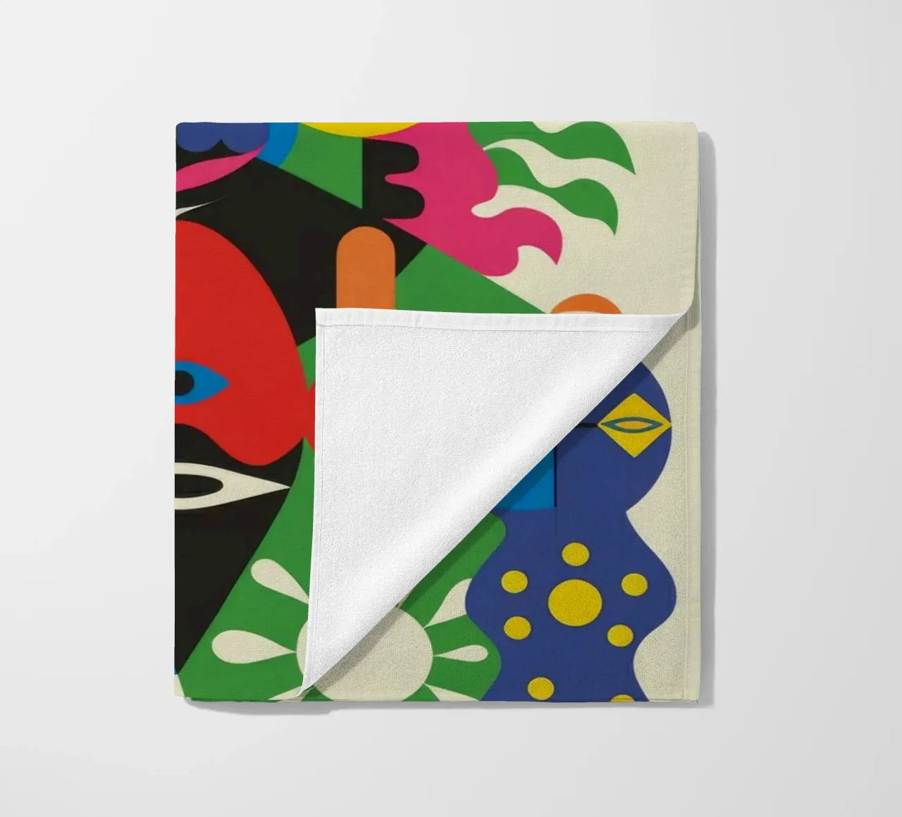 Eclectische vormen strandhanddoek van Monarco Virtuoso