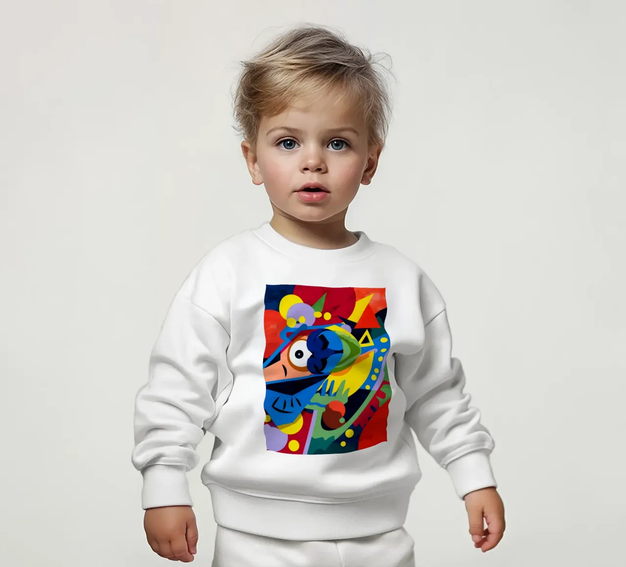 Abstract Harmony baby sweatshirt by Monarco Virtuoso