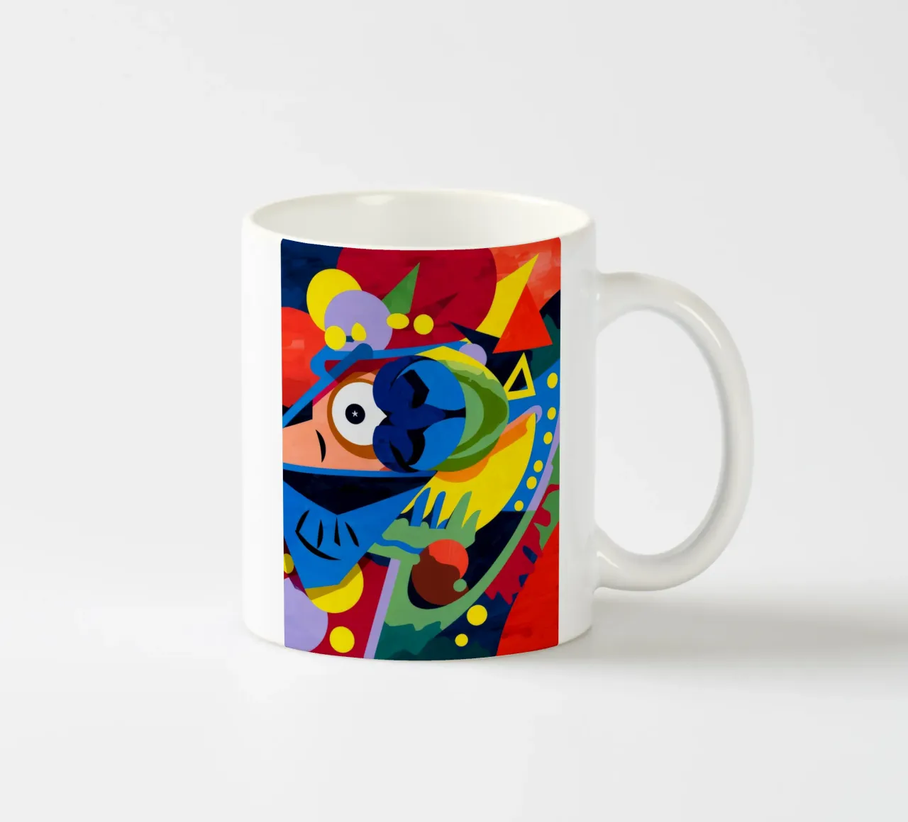 Abstrakte Harmonie Keramik Tasse von Monarco Virtuoso