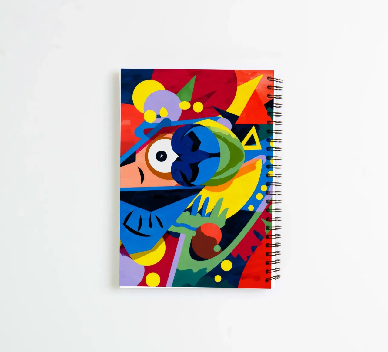 Abstract Harmony spiral notebook by Monarco Virtuoso