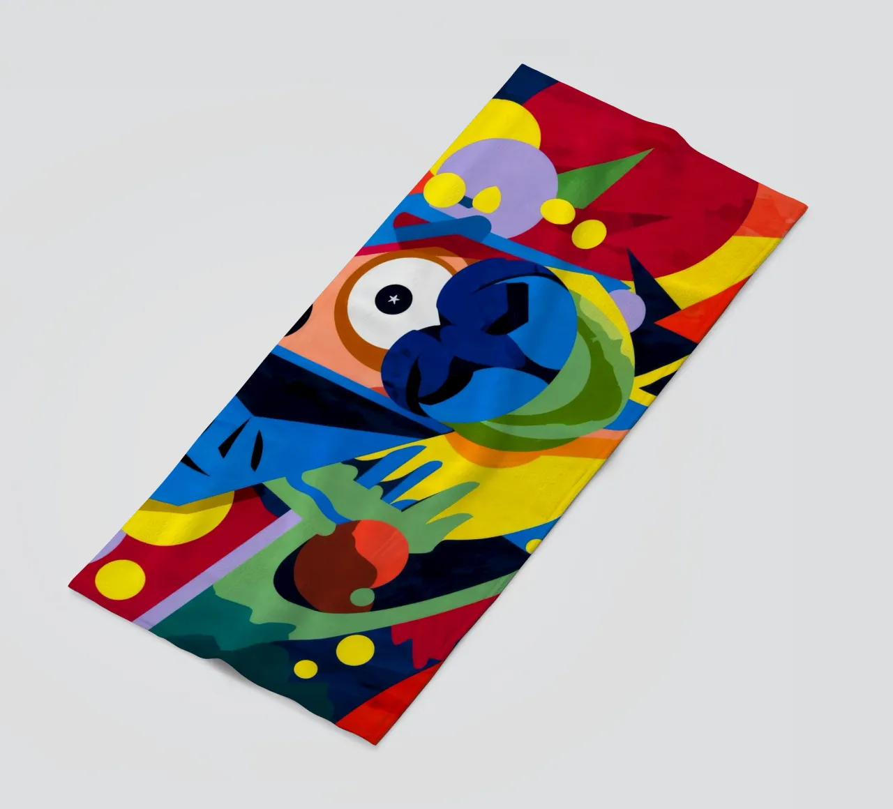 Abstract Harmony beach towel by Monarco Virtuoso