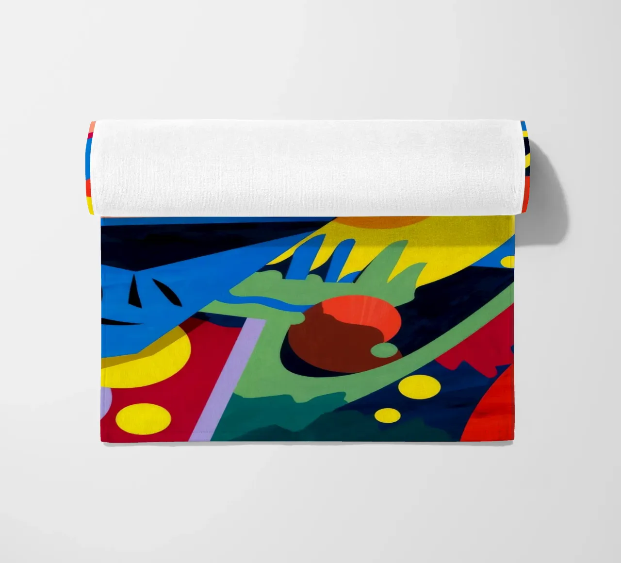 Abstract Harmony beach towel by Monarco Virtuoso
