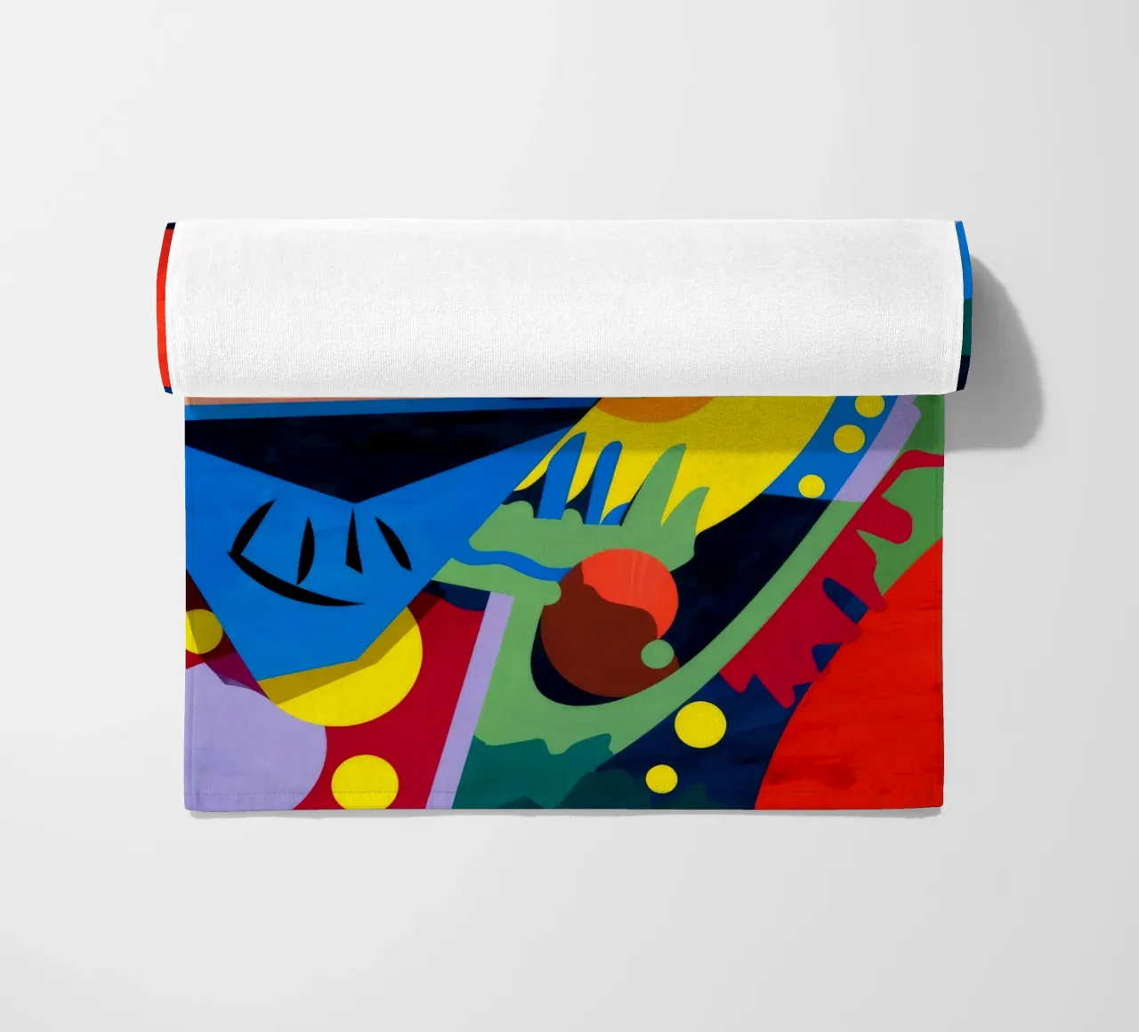 Abstract Harmony beach towel by Monarco Virtuoso