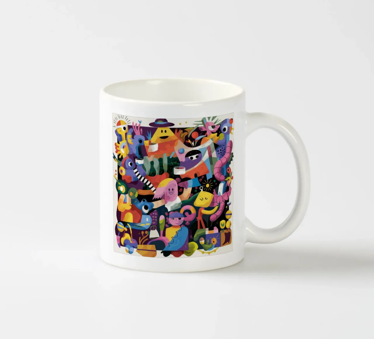 Chaotic Symphony ceramic mug by Monarco Virtuoso