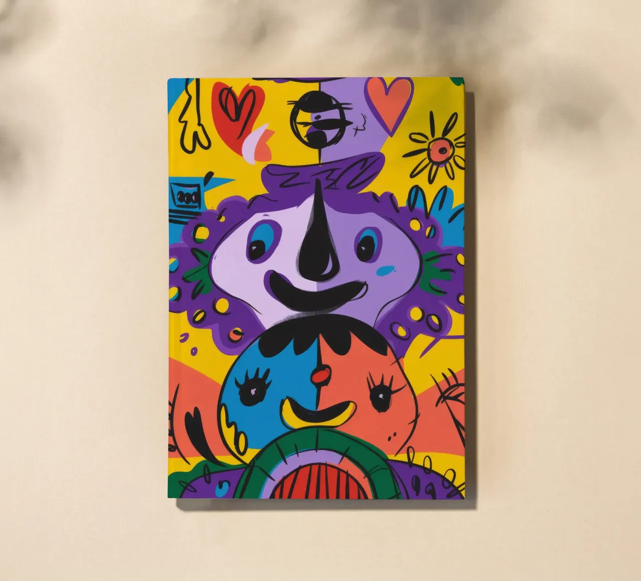 Whimsical Faces notebook by Monarco Virtuoso