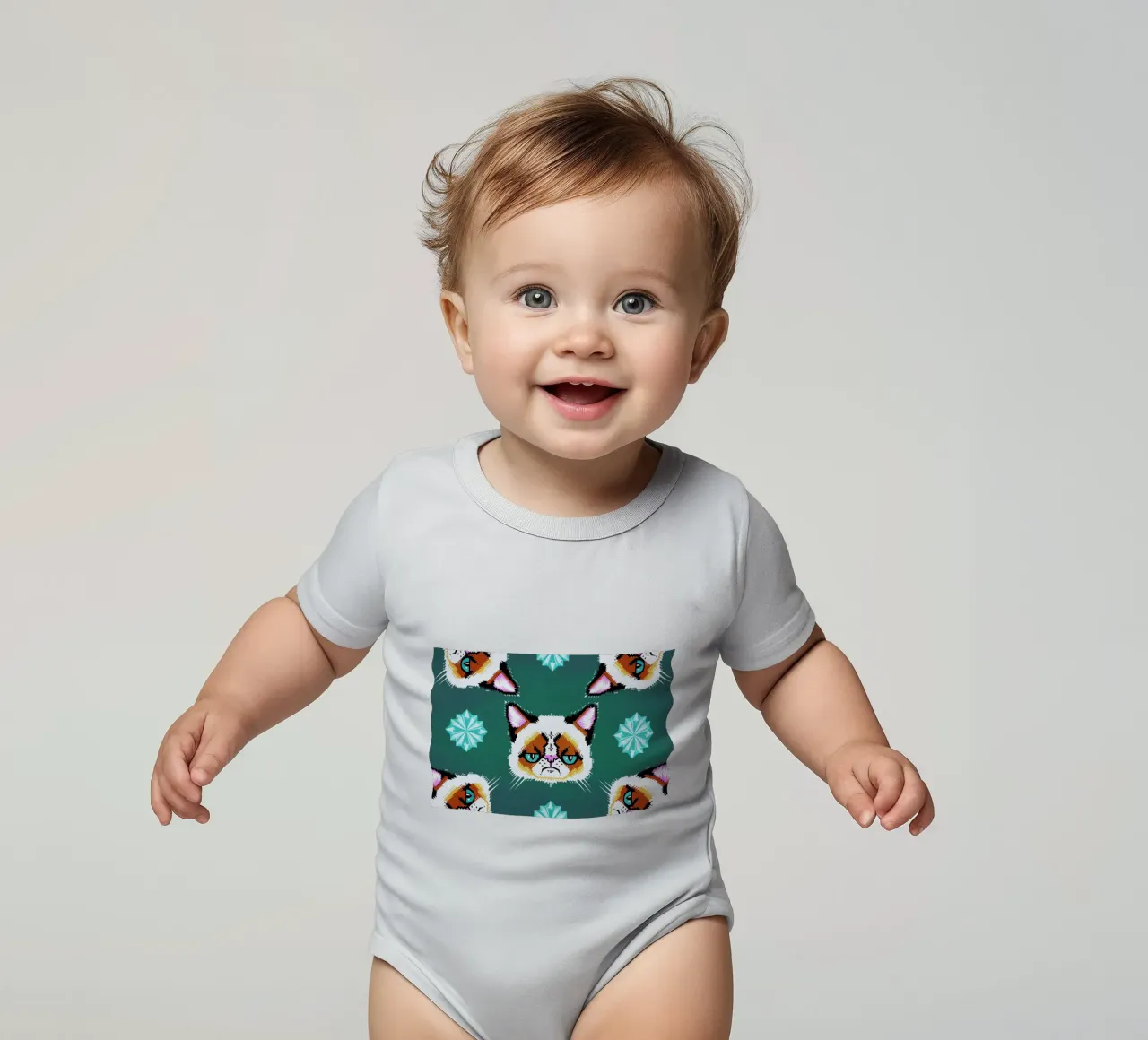 Grumpy Cat body bébé de Chobopop