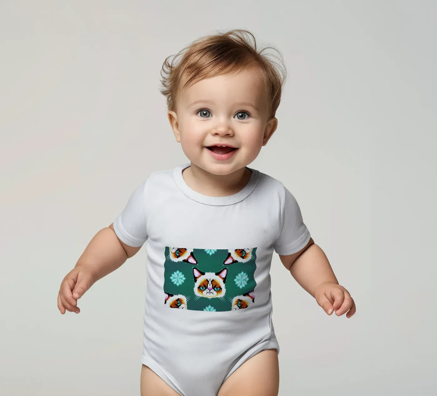 Grumpy Cat body bébé de Chobopop