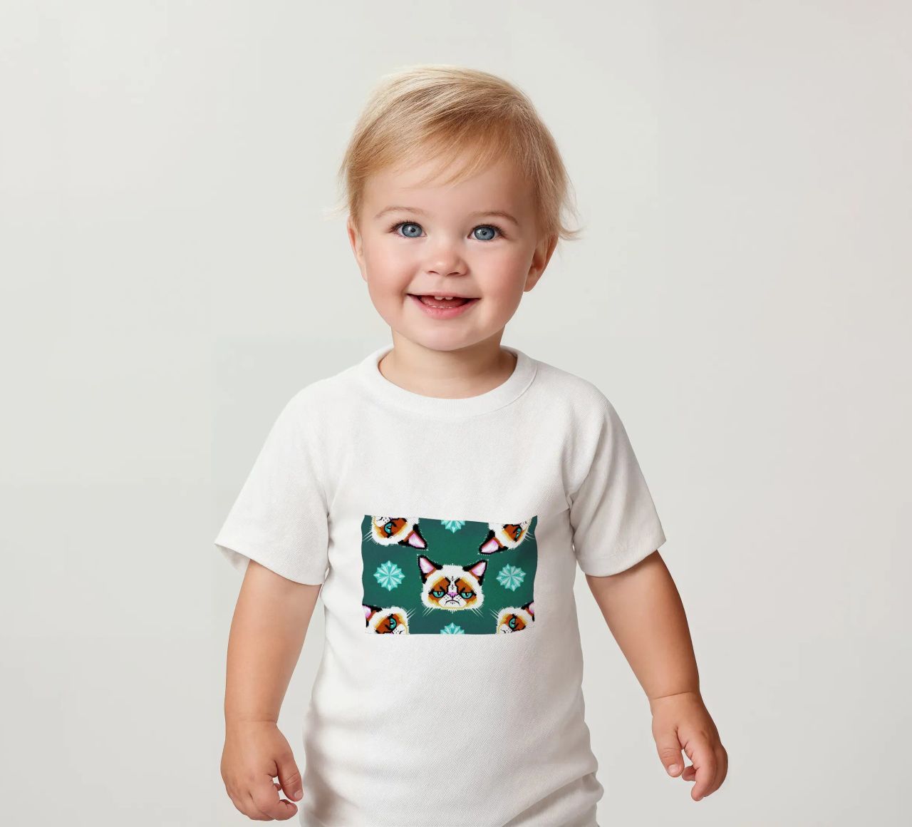 Grumpy Cat maglietta neonato da Chobopop