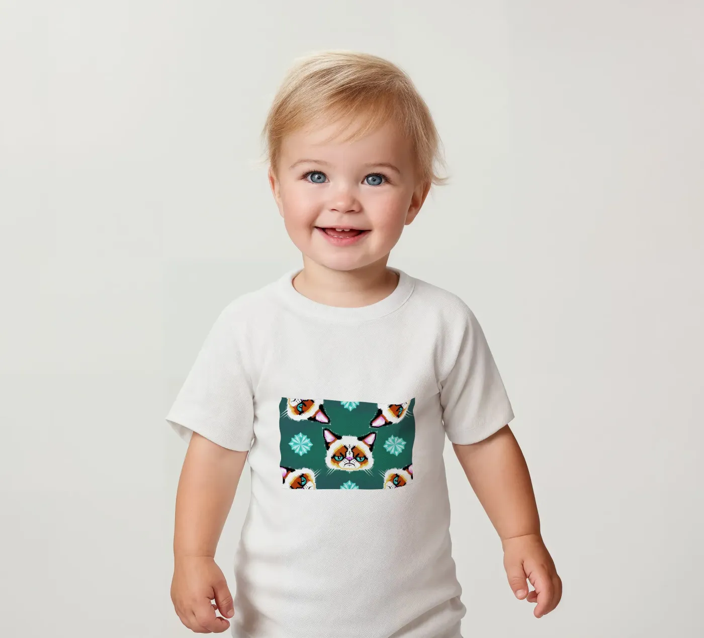 Grumpy Cat maglietta neonato da Chobopop