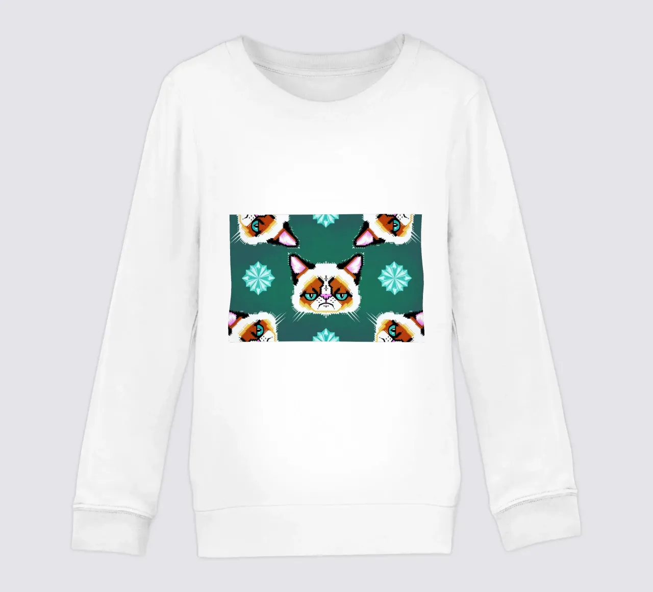 Grumpy Cat kinder sweatshirt van Chobopop