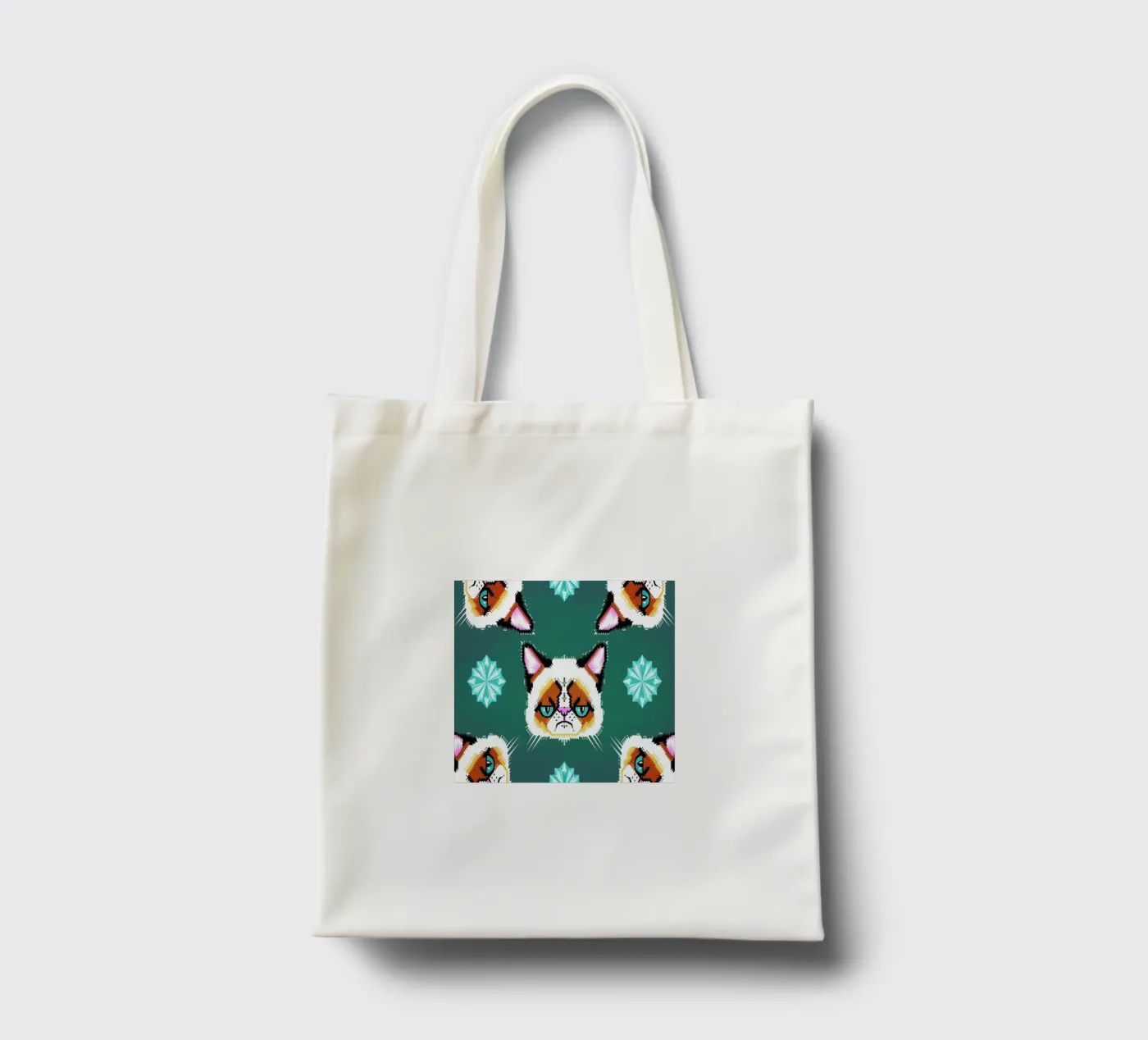 Grumpy Cat tote bag by Chobopop