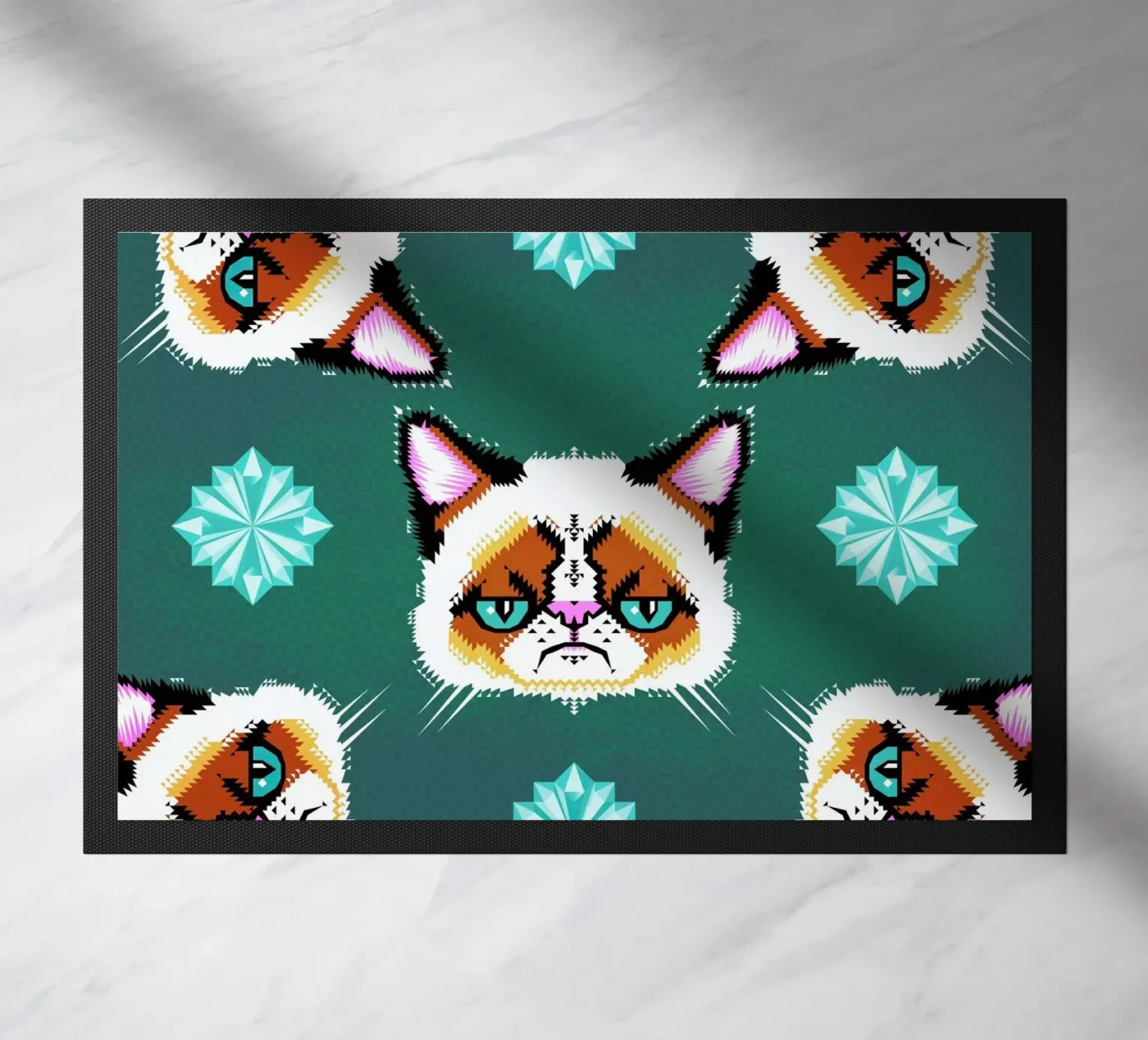 Grumpy Cat Fußmatte von Chobopop