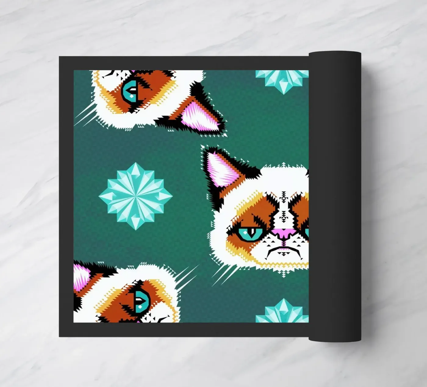 Grumpy Cat Fußmatte von Chobopop