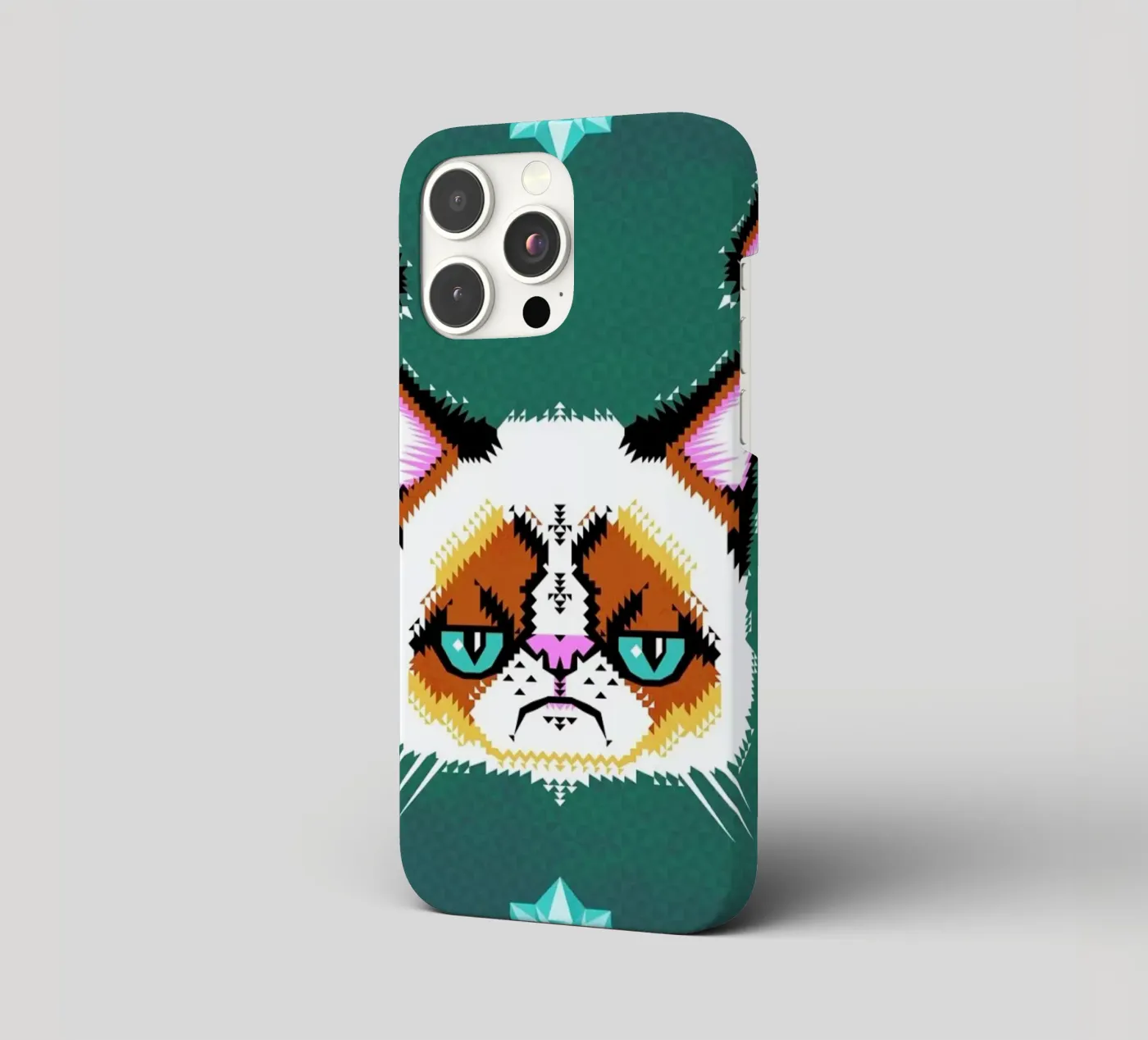 Grumpy Cat iphone case by Chobopop