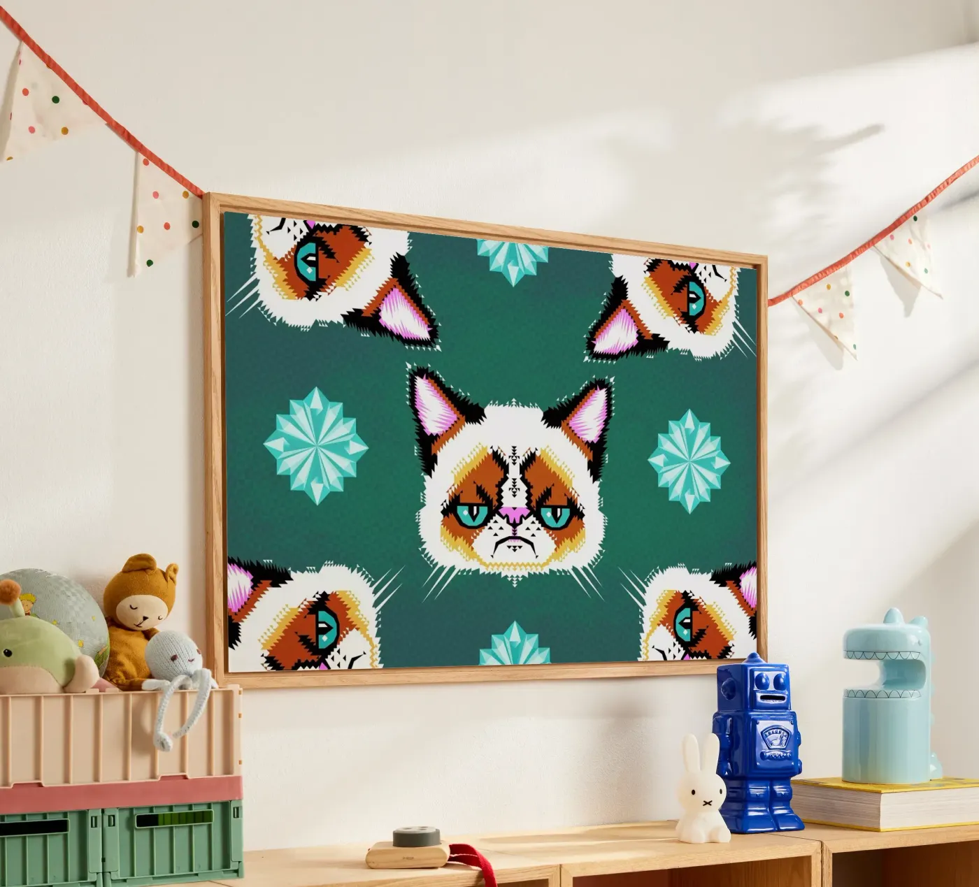 Grumpy Cat Acryl-Glas von Chobopop